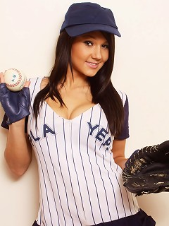 Baseball player Rio getting her tits out